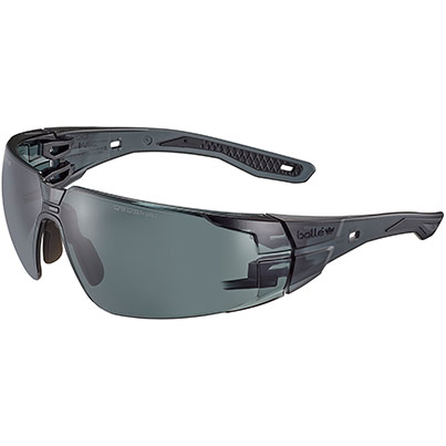 Bollé RUSH 2.0 PLATINUM Lite Smoke-Lens Safety Glasses