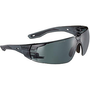 Bollé RUSH 2.0 PLATINUM Lite Smoke-Lens Safety Glasses