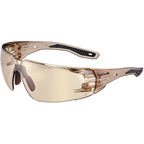 Bollé RUSH 2.0 PLATINUM Lite Copper-Lens Safety Glasses