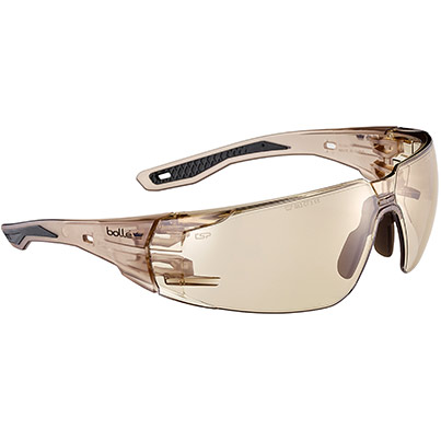 Bollé RUSH 2.0 PLATINUM Lite Copper-Lens Safety Glasses