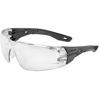 Boll� RUSH 2.0 PLATINUM Lite ASAF Grey Clear-Lens Safety Glasses M/L (Pack of 20)