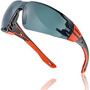 Boll� RUSH 2.0 PLATINUM Red Grey-Lens Safety Glasses S