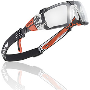 Boll� RUSH 2.0 PLATINUM Lite ASAF Clear-Lens Safety Glasses Kit M/L