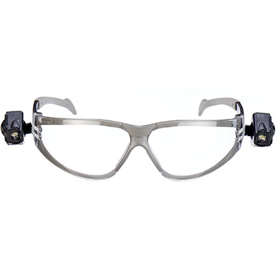 3M LED Light Vision Clear-Lens Safety Glasses