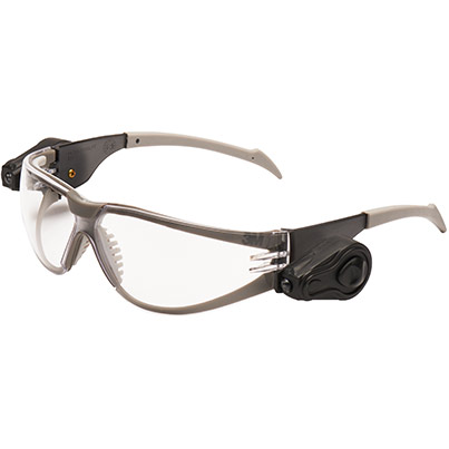 3M LED Light Vision Clear-Lens Safety Glasses