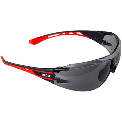 Arco Breeze Smoke-Lens (K/N) Safety Glasses