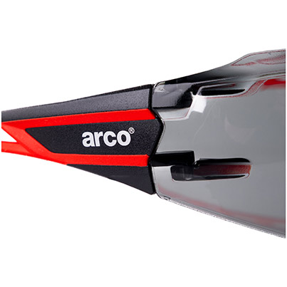 Arco Breeze Smoke-Lens (K/N) Safety Glasses