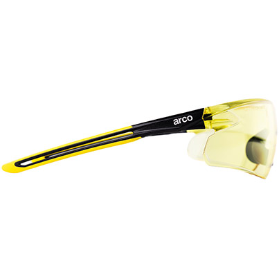 Arco Bora Amber-Lens Safety Glasses