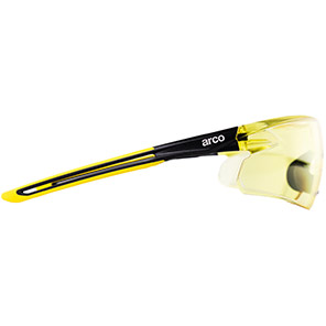 Arco Bora Amber-Lens Safety Glasses