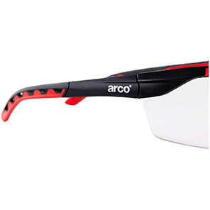 Arco Squall Clear-Lens (K/N) Safety Glasses