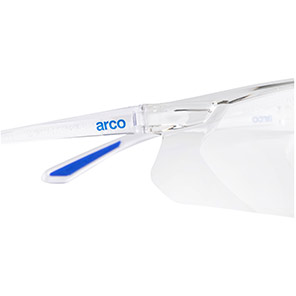 Arco Notus Clear-Lens Safety Glasses