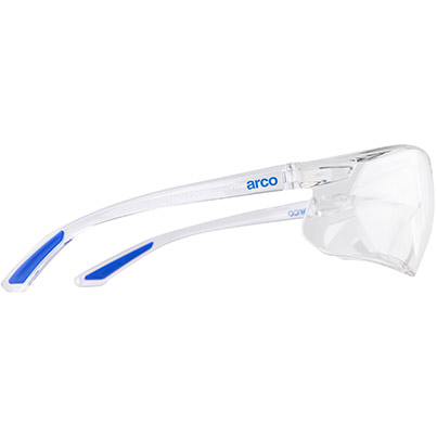 Arco Notus Clear-Lens Safety Glasses