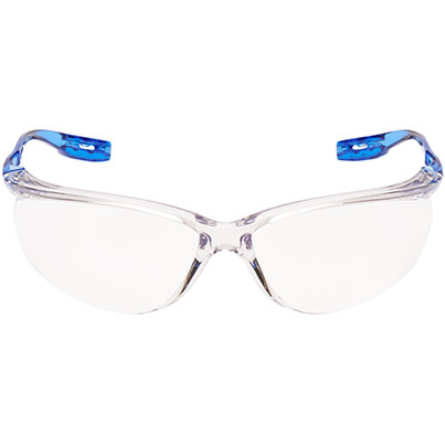 3M Tora CCS Blue Clear-Lens Safety Glasses