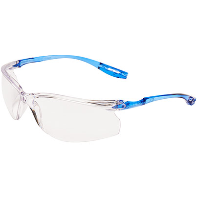 3M Tora CCS Blue Clear-Lens Safety Glasses