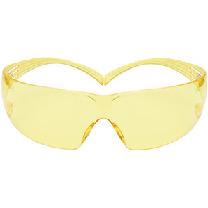 3M SecureFit 203 Yellow-Lens Safety Glasses