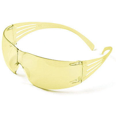 3M SecureFit 203 Yellow-Lens Safety Glasses