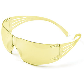3M SecureFit 203 Yellow-Lens Safety Glasses