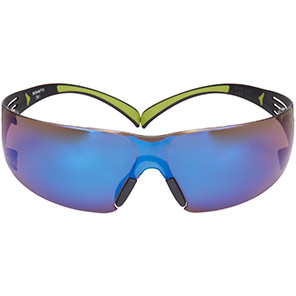 3M SecureFit 408 Blue-Mirror Safety Glasses