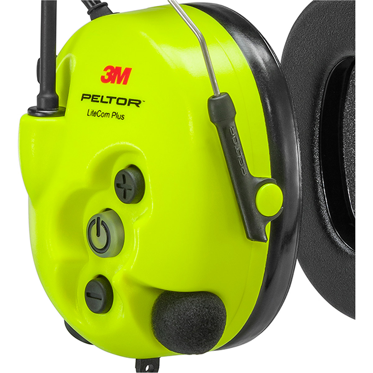 3M PELTOR Plus HiVis Overhead TwoWay Radio Ear Defenders 3M