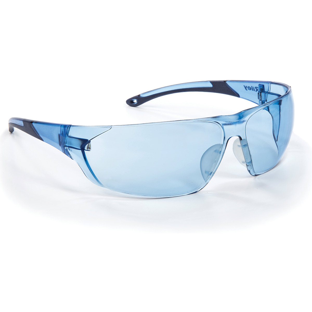 Riley SESTO Safety Glasses with Blue Lenses Riley Safety Glasses & Overspecs Arco