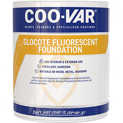Coo-Var Glocote Fluorescent Foundation Base Coat Paint 5L