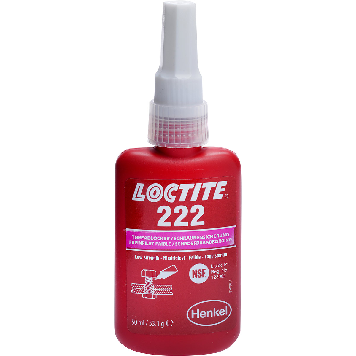 LOCTITE 222 Threadlocker Adhesive 50ml | Loctite | Threadlockers | Arco