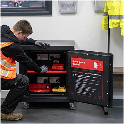 Armorgard Qpod QP1 Battery Storage Cabinet