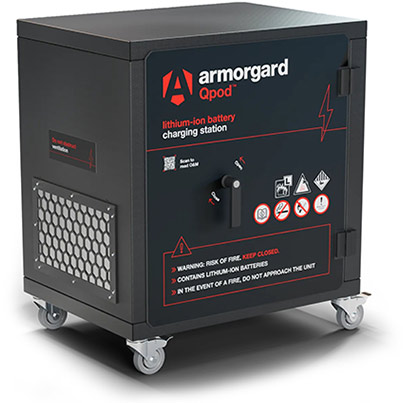 Armorgard Qpod QP1 Battery Storage Cabinet
