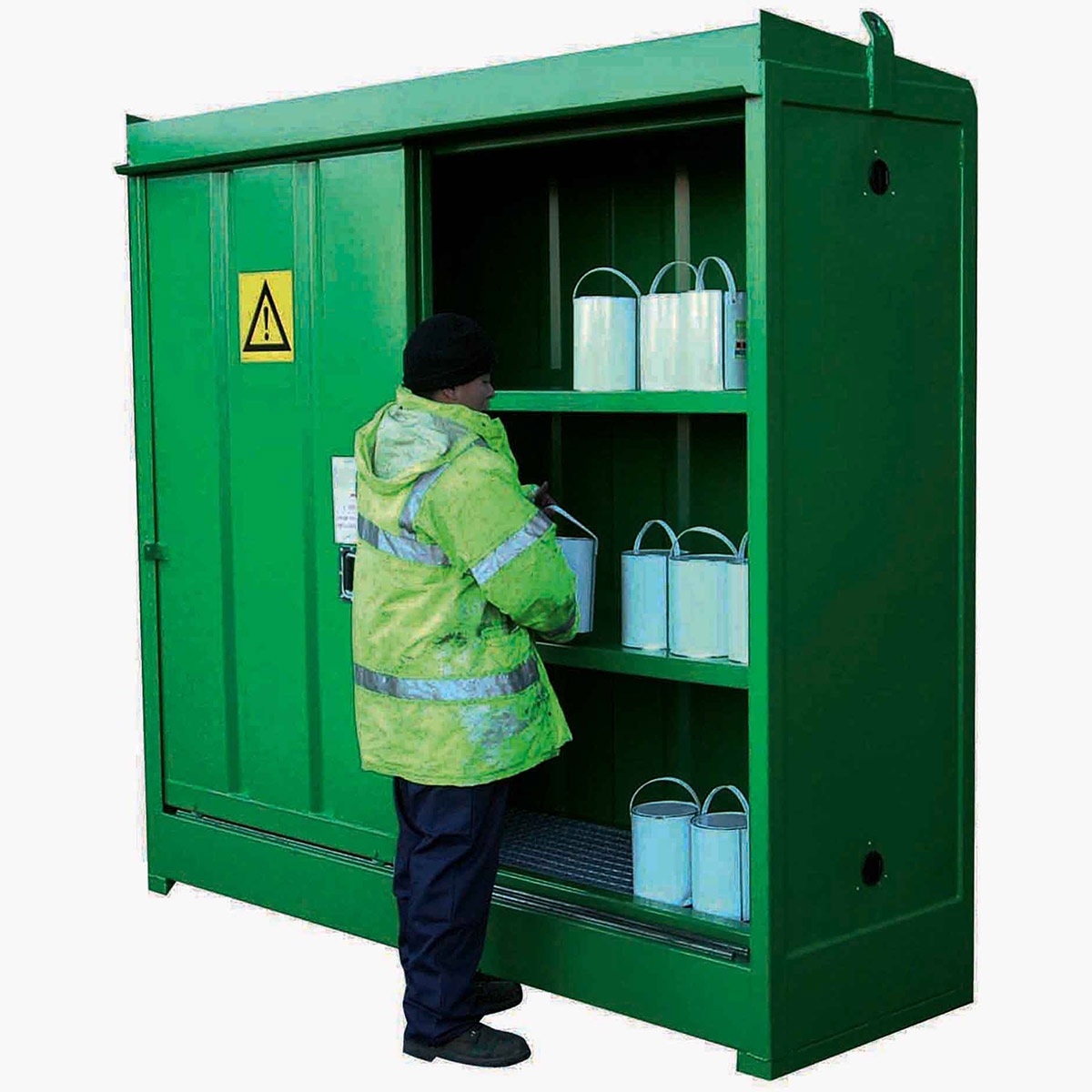 Empteezy Chemstor 48Space Bunded Chemical Storage Container Empteezy