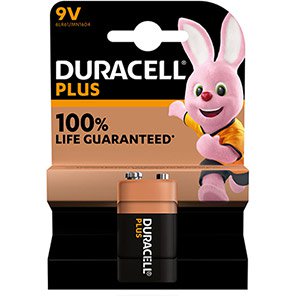 Duracell Coppertop POWER BOOST 9V Battery