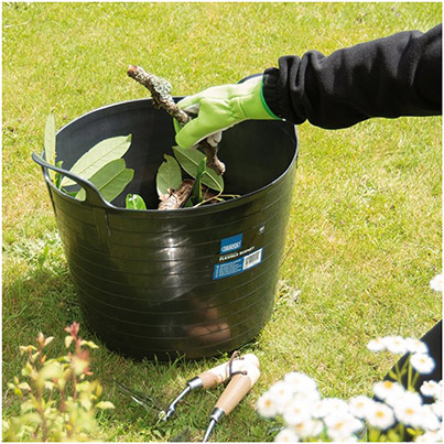 Draper Black 42L Multi-Purpose Flexible Bucket