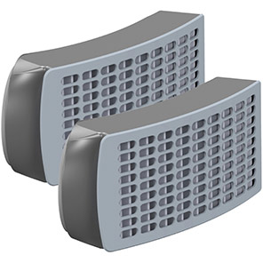 JSP PowerCap Infinity P3 Particulate Filters (Pack of Two)