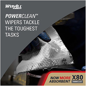 WypAll X80 PowerClean 8388 White Quarterfold Reusable Cloths (Case of 4)