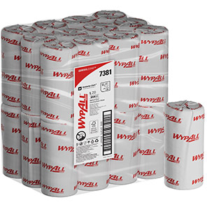 Kimberly-Clark WypAll L20 EXTRA 7381 Two-Ply Compact Blue Roll (Pack of 12)