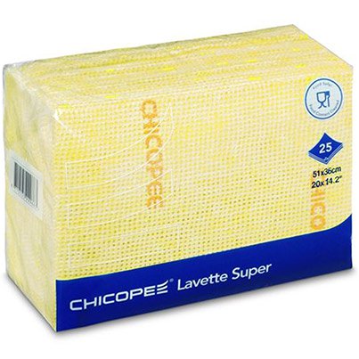 Chicopee Lavette Super Yellow Cleaning Cloths