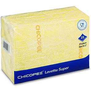 Chicopee Lavette Super Yellow Cleaning Cloths