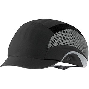 JSP Hardcap Aerolite Black Micro-Peak Bump Cap