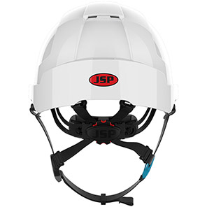 JSP EVOLite Skyworker White Vented Wheel-Ratchet Safety Helmet