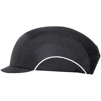 JSP Hardcap A1+ Black Micro-Peak Bump Cap