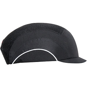JSP Hardcap A1+ Black Micro-Peak Bump Cap