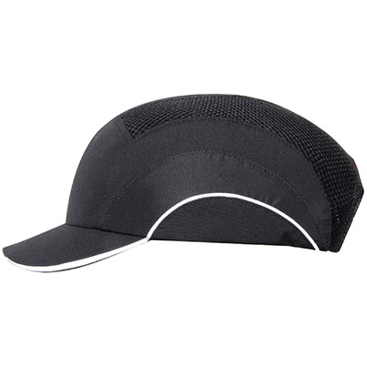 JSP Hardcap A1+ Black Short-Peak Bump Cap