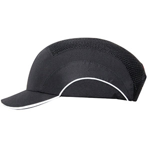 JSP Hardcap A1+ Black Short-Peak Bump Cap
