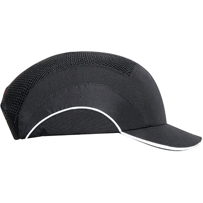 JSP Hardcap A1+ Black Short-Peak Bump Cap