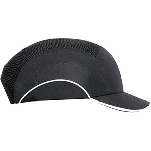 JSP Hardcap A1+ Black Short-Peak Bump Cap