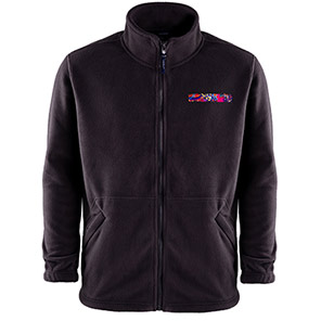 Second Time Stuff4Life Charcoal Fleece Jacket 2XL