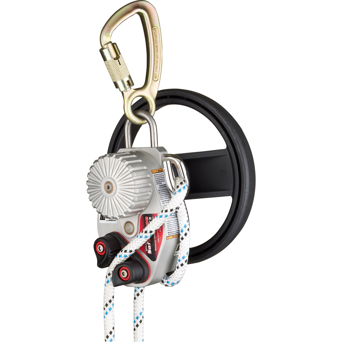 Honeywell Miller SafEscape Rescue Device with Hand Wheel and 30m Rope ...