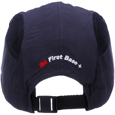 3M First Base + Navy Reduced-Peak Bump Cap
