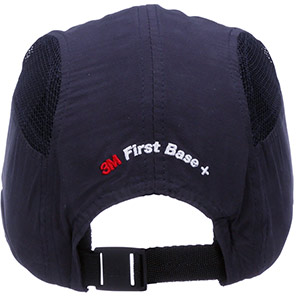 3M First Base + Navy Reduced-Peak Bump Cap