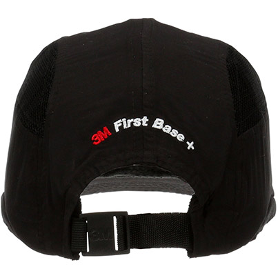 3M First Base + Black Reduced-Peak Bump Cap