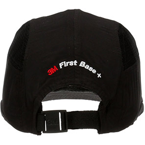 3M First Base + Black Reduced-Peak Bump Cap